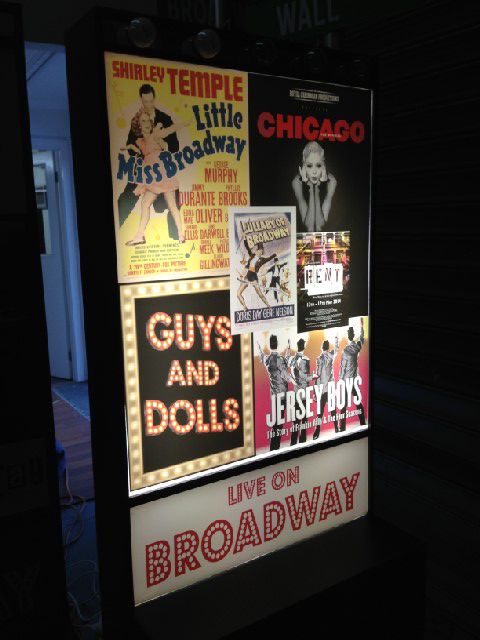 POSTER, Translucent Broadway Lightbox Cell - Shirley /Chicago 60x74cm H